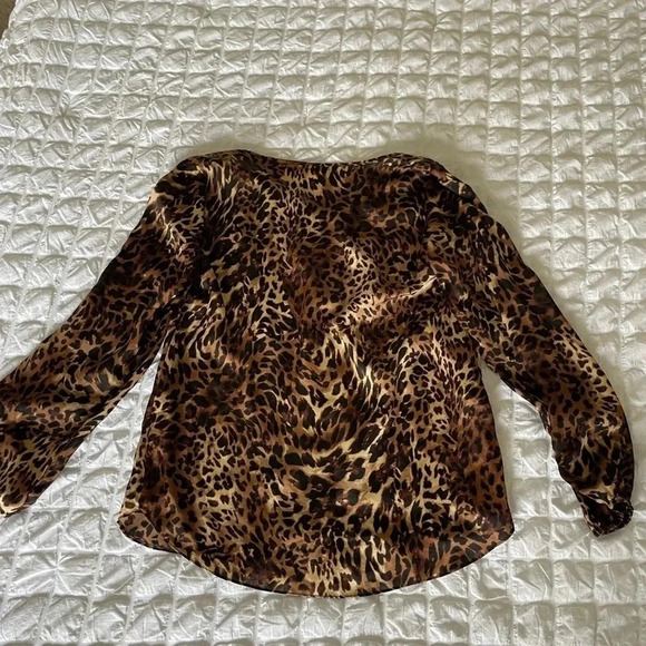 Chicos satin leopard tassel blouse - Picture 8 of 11